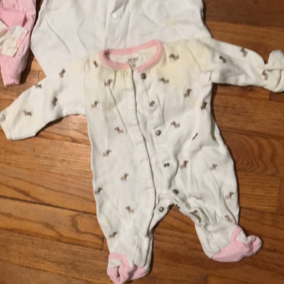 Newborn long sleeve PJ bundle, five pair - Picture 11 of 11